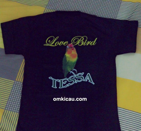 kaos lovebird Tessa