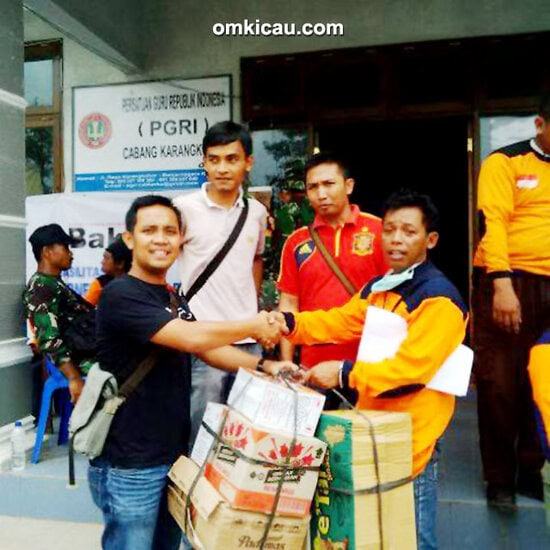 GBA bantu korban longsor