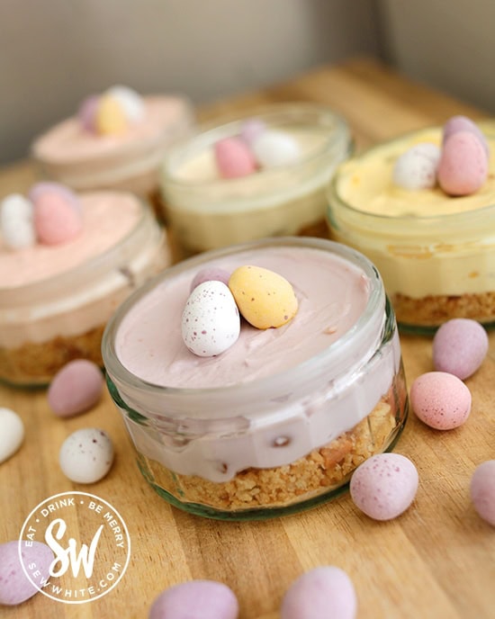 Easter Party food mini cheesecakes