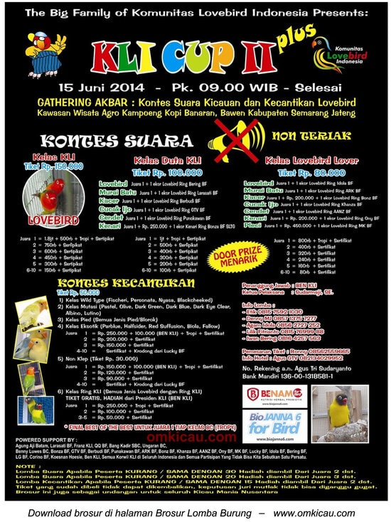 KLI Cup II di Bawen 15 Juni 2014