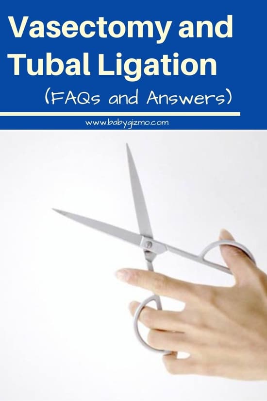 Vasectomy and Tubal Ligation FAQs and Answers Baby Gizmo