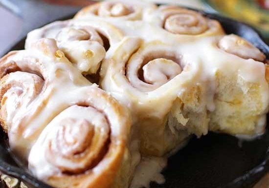 Small Batch Cinnamon Rolls Recipe Yeast Free One Dish Kitchen