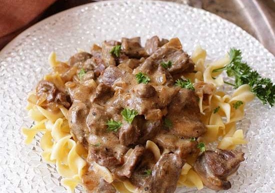 Beef Stroganoff For One | One Dish Kitchen