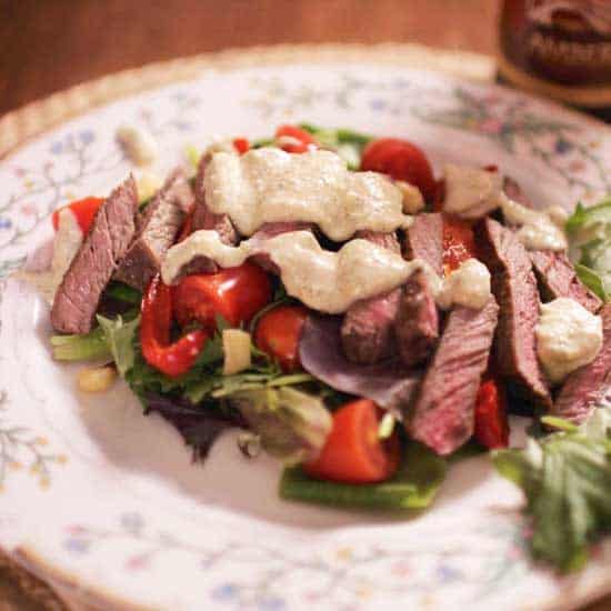 steak salad | one dish kitchen