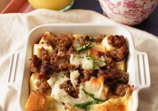 Overnight Breakfast Casserole For One | One Dish Kitchen