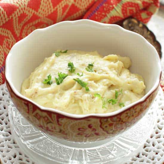 mashed potatoes for one | One Dish Kitchen