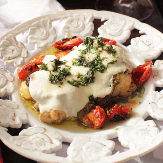 chicken margherita | one dish kitchen