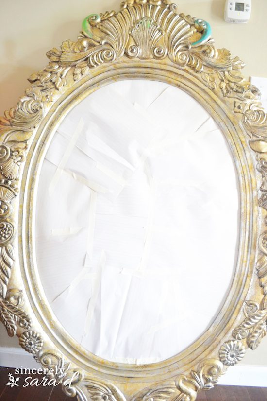 Chalk Painting Tutorial Painting A Mirror Sincerely Sara D