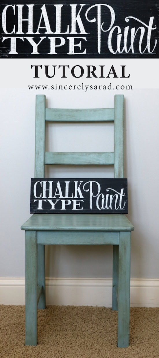 Painting Furniture with Chalk-Type Paint - Sincerely, Sara D.