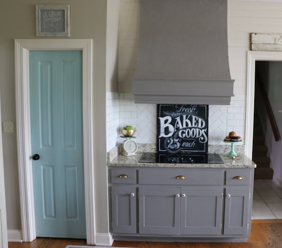 Why I Repainted My Chalk Painted Cabinets Sincerely Sara D Gray Painted Cabinets