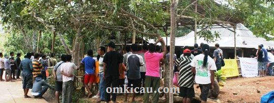 GANTANGAN BAMBU, RAMAI PESERTA GANTANGAN BAMBU, RAMAI PESERTA