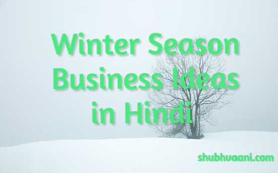 winter season business ideas in hindi