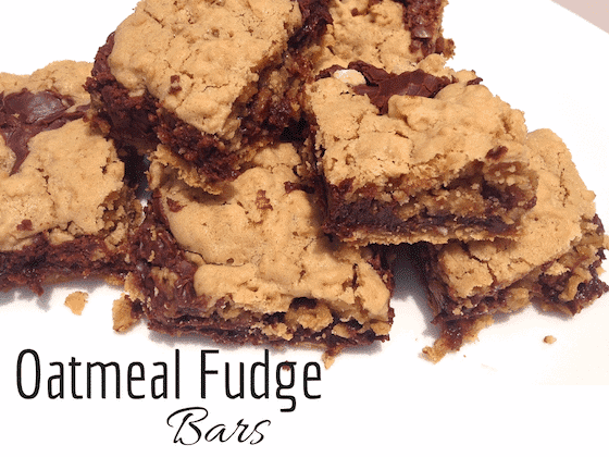 Oatmeal Fudge bars