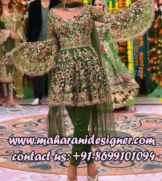 designer short frock images