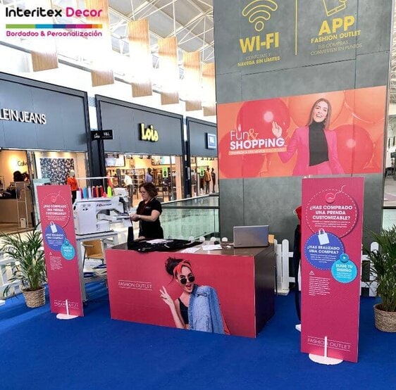 Evento bordado vivo Outlet Barakaldo Octubre 2019