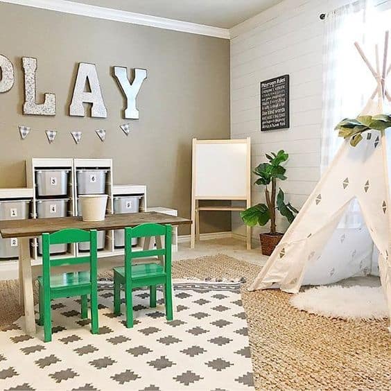 Gender neutral playroom