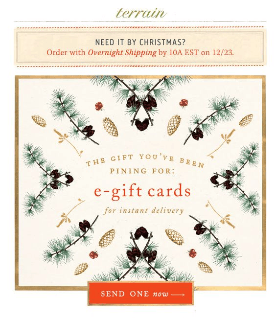 unique gifting ideas - emailer