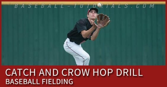 crow hop baseball fielding drill