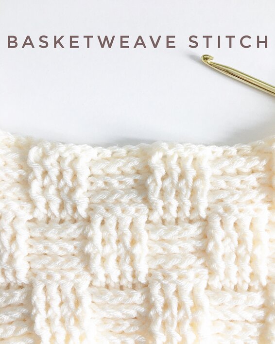 Crochet Basketweave Stitch | Daisy Farm 