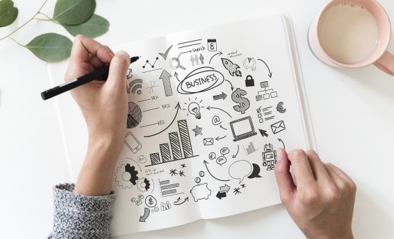 Hochschulausgruendung Businessmodell Skizze