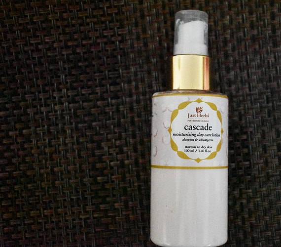 Just Herbs Cascade day care lotion review