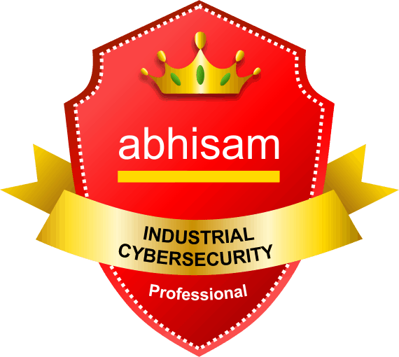 Abhisam Industrial Cyber Security Professional badge