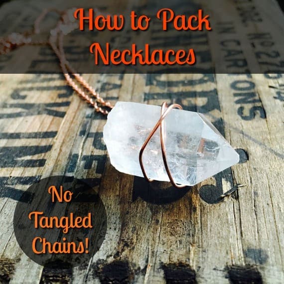 How to Pack Necklaces