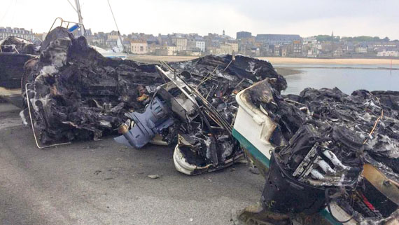 Incendies port de saint malo