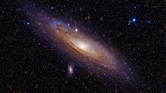 La galaxie d'andromède