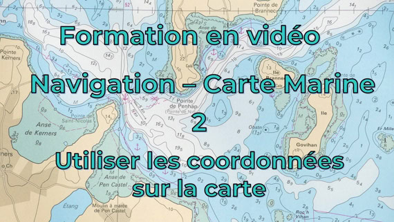 Cours de navigation - 1 - Coordonnées géographiques sur la carte