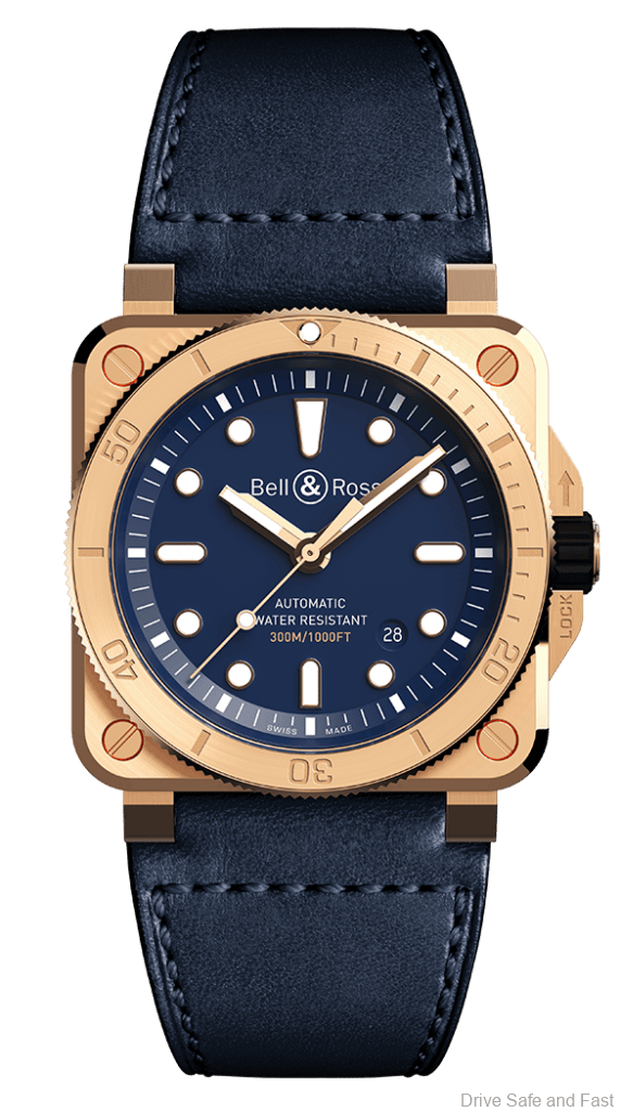 BR 03-92 DIVER BLUE BRONZE