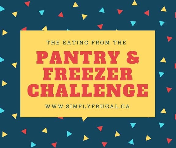 freezer-challenge The Eating from the Pantry & Freezer Challenge from SimplyFrugal.ca