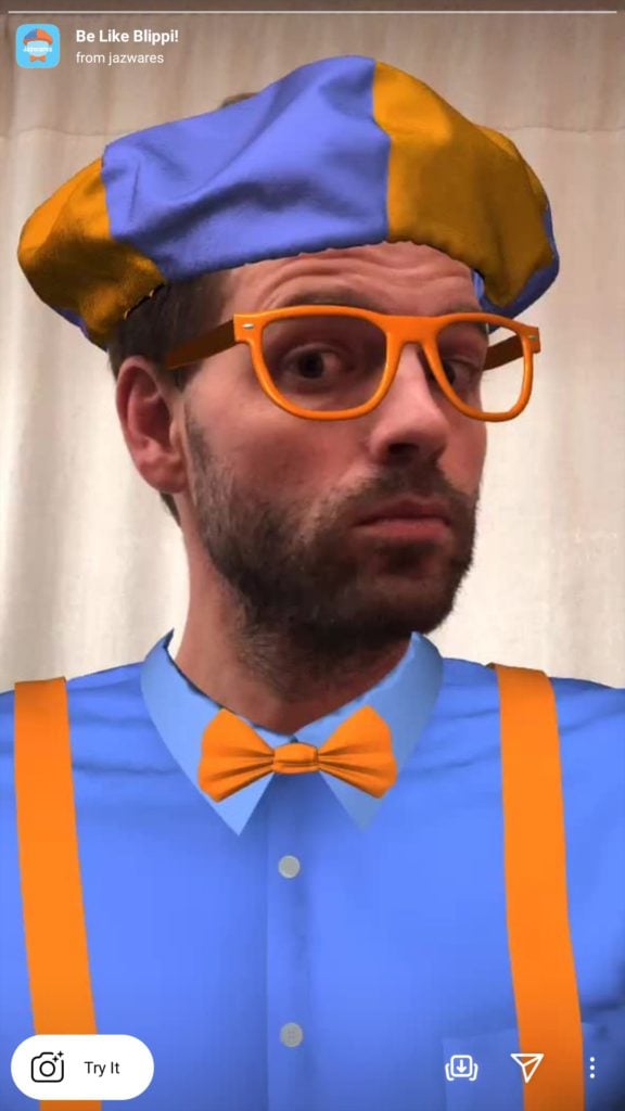 blippi filter instagram