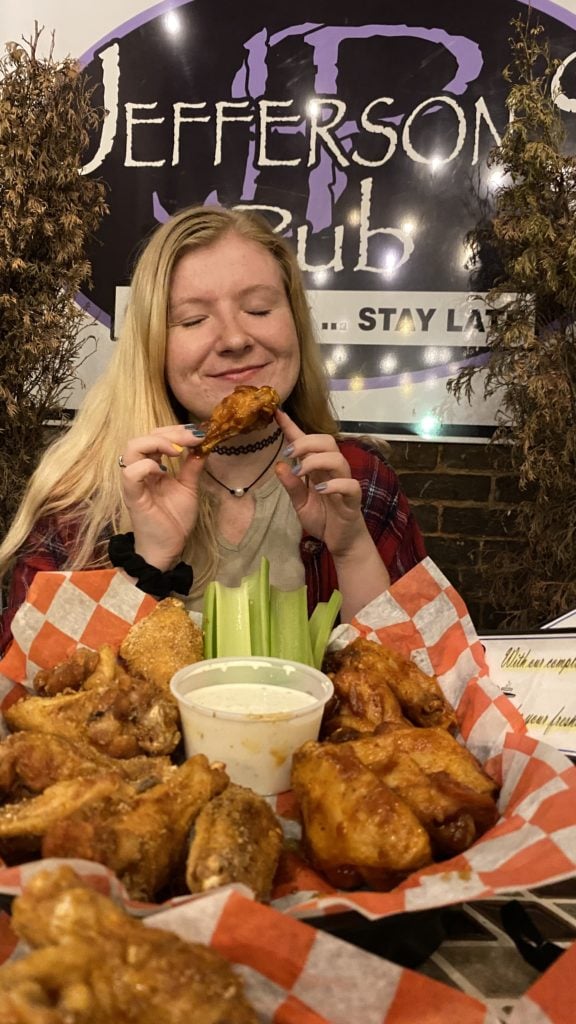 Wings at Jefferson Street Pub