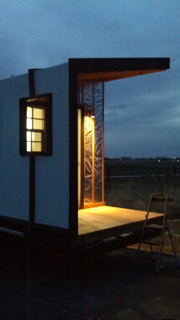 Porch light installed