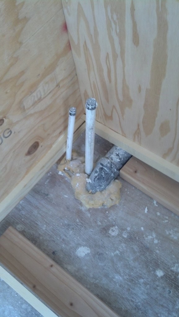 I have to cut up this unit to fit around the plumbing