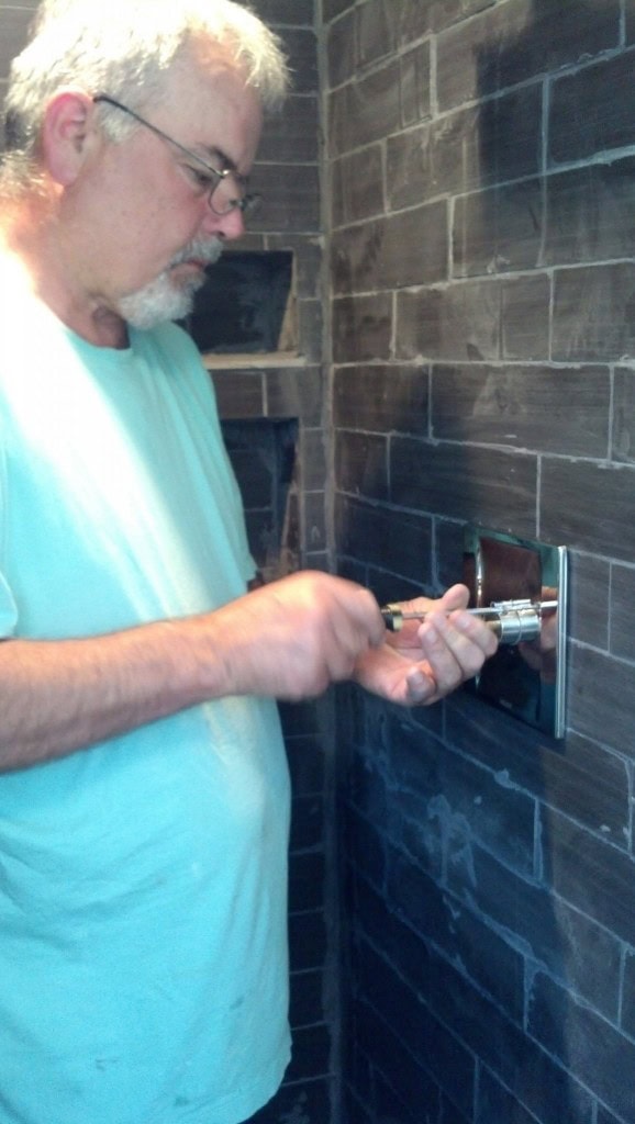 I am happy my dad is a plumber :)