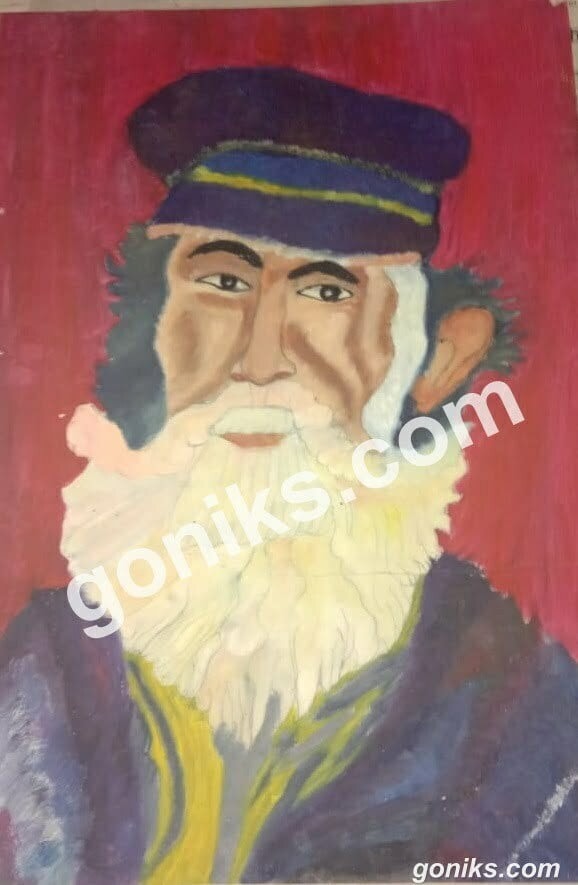 Old Man oil painting