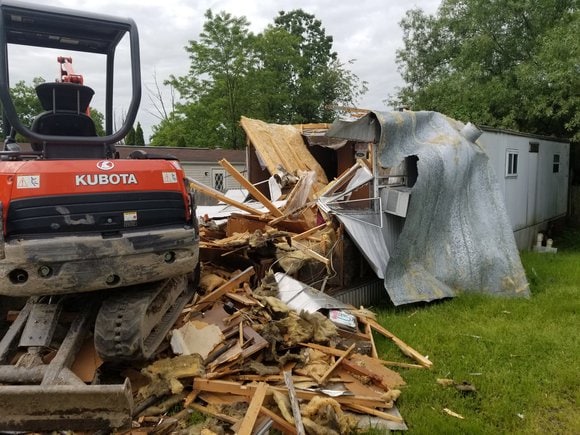 Scranton, PA Mobile Home Demolition
