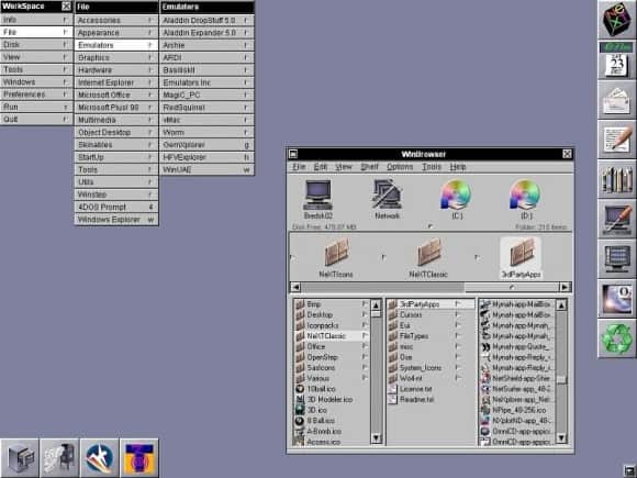 Screenshot NeXTStep Screenshot NeXTStep