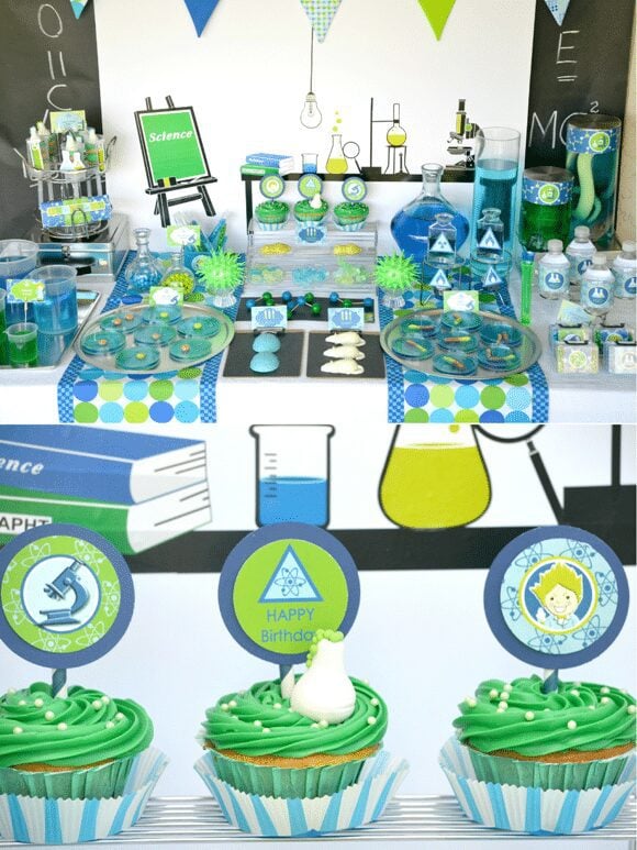 Mad Scientist Party Dessert Table | Mad Scientist Party Ideas Mad Scientist Party Dessert Table | Mad Scientist Party Ideas