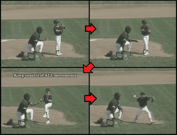 balance baseball pitching drill