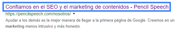 Ejemplo de title tag