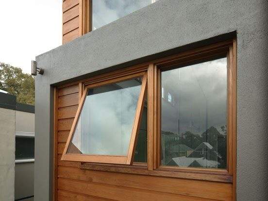 Awning UPVC Windows in Brown Colour