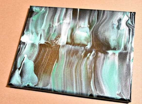 Acrylic Pouring Ghost Pour A Swipe Technique Homebody Hall