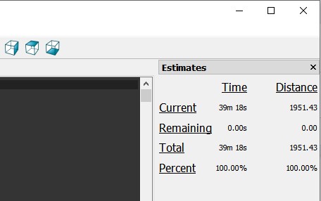 camotics time estimator