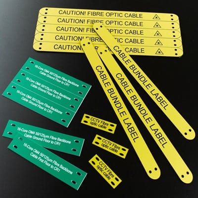 Engraved Tie-on Labels Engraved Tie-on Labels