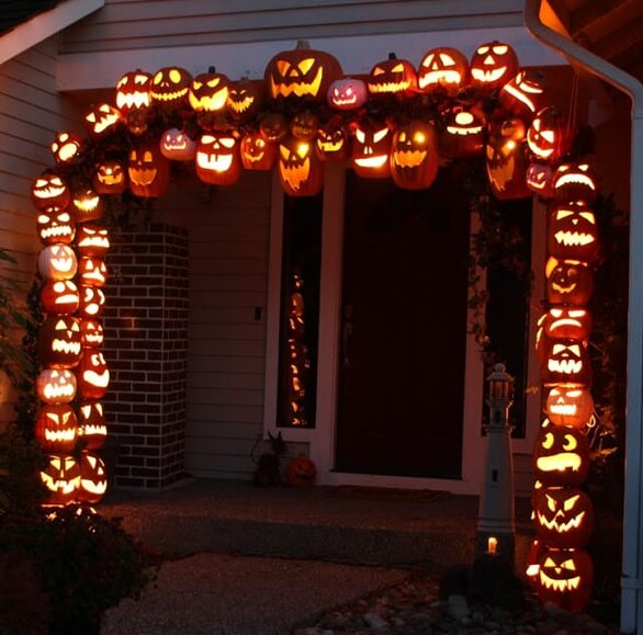 Halloween porch decor Ideas