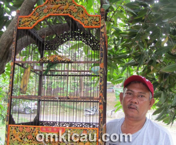Nanang PLN dan cucak hijau Gajayana Nanang PLN