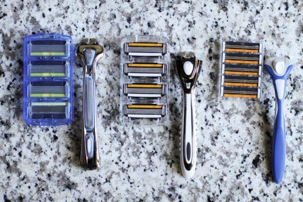 A Dollar Shave Club Review From A Household Of Women The Frugal Girl Dollar shave club executive razor handle + 4 cartridges (6 blades per cartridge). a dollar shave club review from a